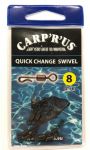 Carp\'R\'Us - Quick Change Swivel - size 8 - krętlik do szybkiej wymiany